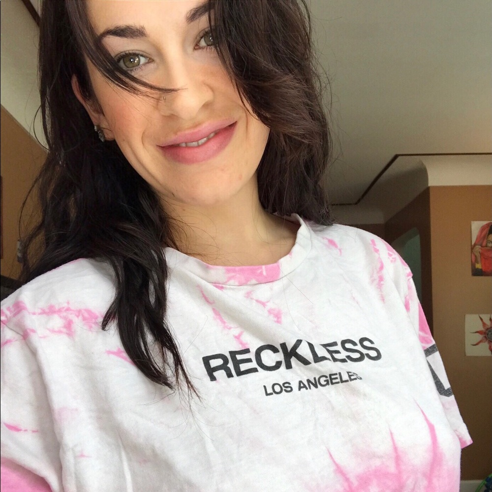 Vintage vibes tie-dyed graphic tee